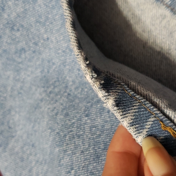 RARE!! Vintage Plus Size Chic High Waist Faded Light Wash Curvy "Mom" Jeans - Picture 9 of 11